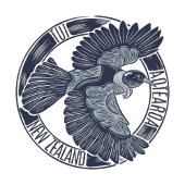 Galah roze kaketoe patroon bagagelabel