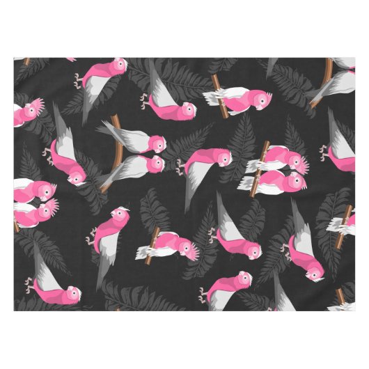 Galah roze kaketoe patroon tafelkleed (Voorkant (Horizontaal))