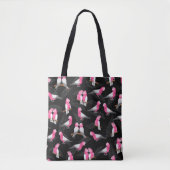 Galah roze kaketoe patroon tote bag (Voorkant)