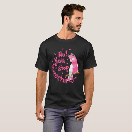 Galah Screeching T-shirt (Voorkant volledig)