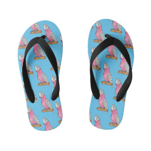 Galah vogel cartoon illustratie  kinder teenslippers