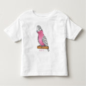 Galah vogelcartoon kinder shirts (Voorkant)
