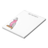 Galah vogelcartoon notitieblok (Linkerzijde)