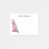 Galah vogelcartoon post-it® notes (Voorkant)