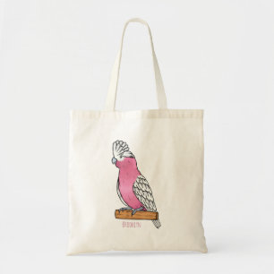 Galah vogelcartoon tote bag