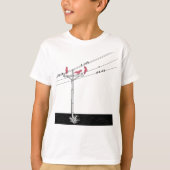 Galahs on power pole t-shirt (Voorkant)