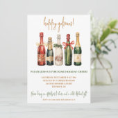 Galama's, Vriendschappen, Champagne Vakantie Feest Kaart (Staand voorkant)