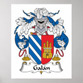 Galan Family Crest Poster (Voorkant)