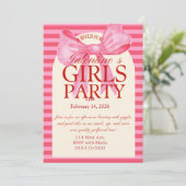 Galantines party Invitation Kaart (Staand voorkant)