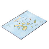 Galapagos Archipel Nautical Map met Schepen Notitieboek (Linkerzijde)