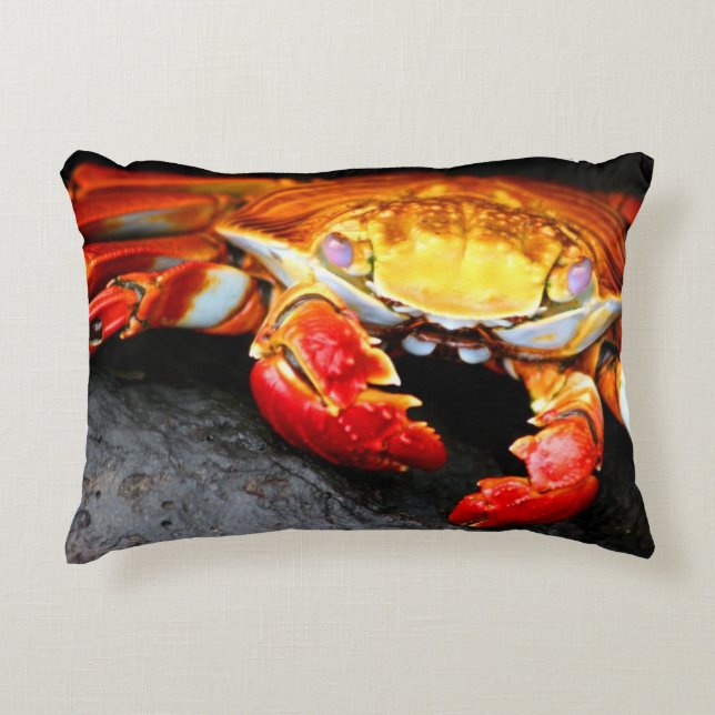 Galapagos Crab Decoratief Kussen (Voorkant)