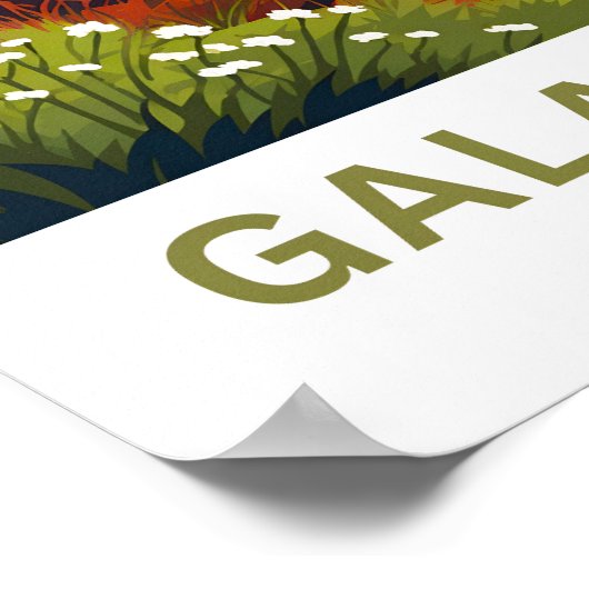 Galapagos Ecuador Reisprint Poster (Hoek)