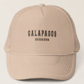 Galapagos Ecuador Trucker Pet (Voorkant)