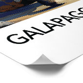 Galapagos Eiland Ecuador Reisposter Poster (Hoek)