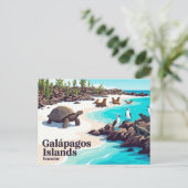 Galápagos-eilanden Ecuador Briefkaart (Staand voorkant)