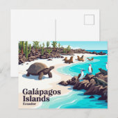 Galápagos-eilanden Ecuador Briefkaart (Voorkant / Achterkant)
