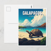 Galápagos-eilanden Ecuador Briefkaart (Voorkant / Achterkant)