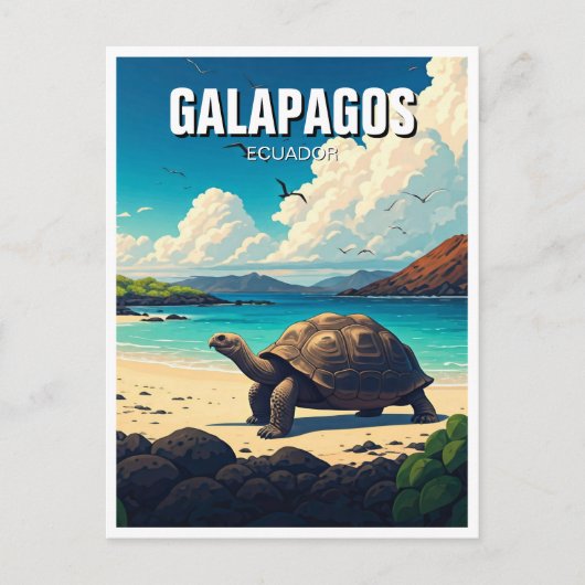 Galápagos-eilanden Ecuador Briefkaart (Voorkant)