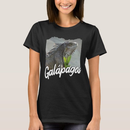 Galapagos-eilanden Ecuador Iguana Islas Galapagos T-shirt (Voorkant)