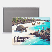 Galápagos-eilanden Ecuador Magneet (Voorkant / Achterkant)