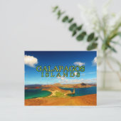 Galapagos-eilanden gestileerd briefkaart (Staand voorkant)