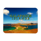 Galapagos-eilanden gestileerd magneet (Horizontaal)