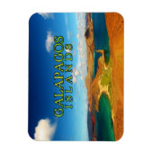 Galapagos-eilanden gestileerd magneet (Verticaal)
