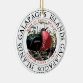 Galapagos Eilanden: Grote bevliegende vogel Keramisch Ornament (Rechts)