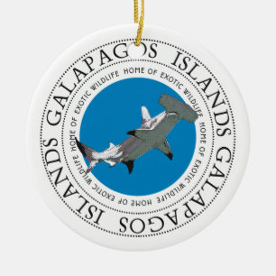 Galapagos-eilanden Hammerhead Shark Keramisch Ornament