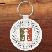 Galapagos-eilanden Iguanas Souvenir-Sleutelhanger Sleutelhanger (Voorkant)