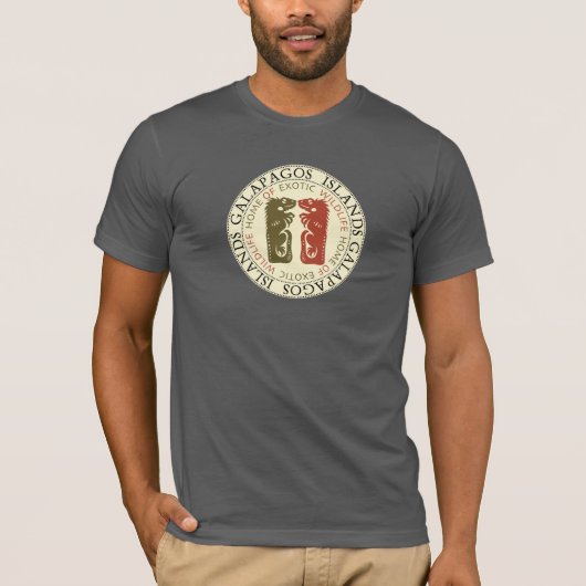 Galapagos-eilanden Iguanas T-shirt (Voorkant)