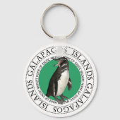 Galapagos-eilanden Penguin Sleutelhanger (Voorkant)