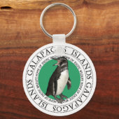 Galapagos-eilanden Penguin Sleutelhanger (Voorkant)