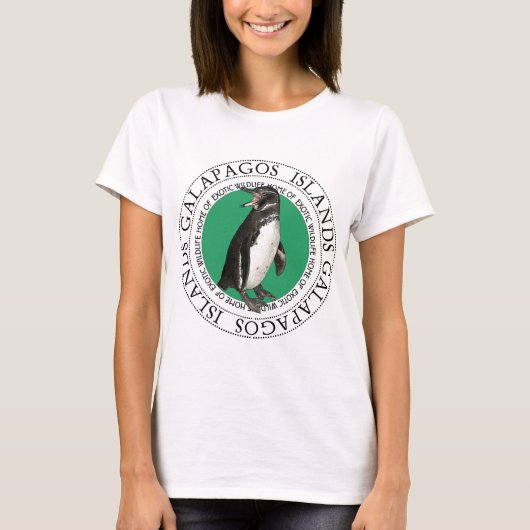 Galapagos-eilanden Penguin T-shirt (Voorkant)