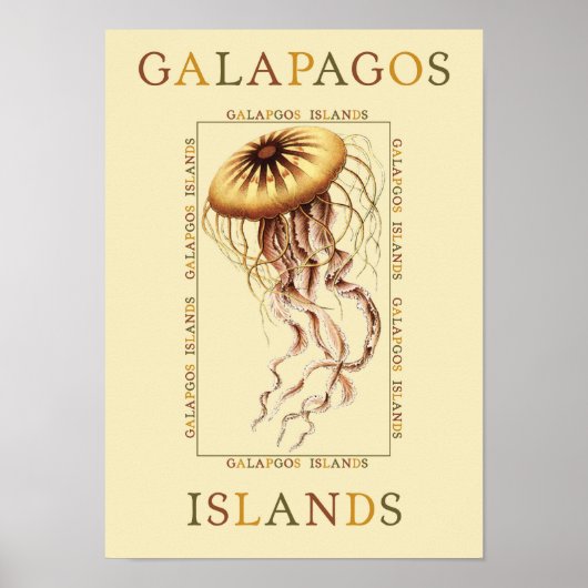 Galapagos-eilanden Poster (Voorkant)