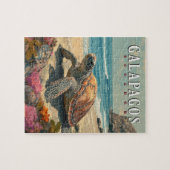Galapagos Eilanden Reuzenschildpad Reizen Legpuzzel (Horizontaal)
