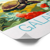 Galapagos Eilanden Travel Poster (Hoek)