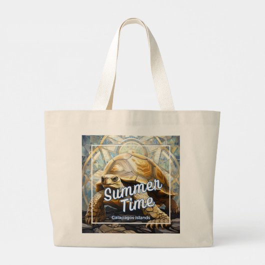 Galapagos eilanden Zomertijd Grote Tote Bag (Achterkant)