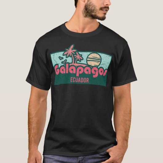 Galapagos Exotic huwelijksreis geschenken T-shirt (Voorkant)