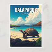Galapagos Giant Tortoise Briefkaart (Voorkant)