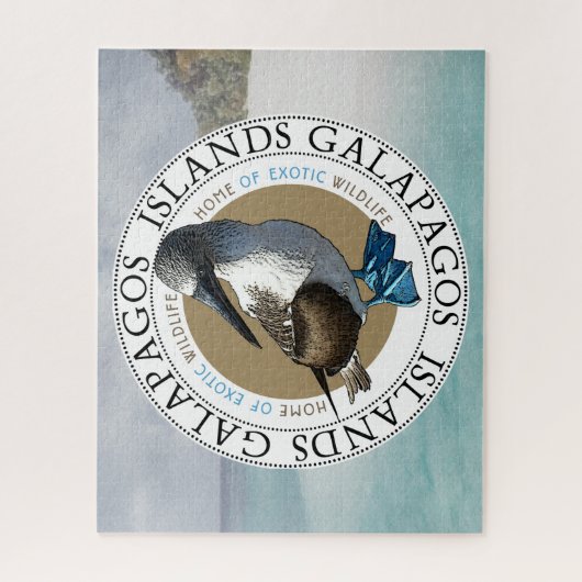Galapagos Islands Blue Footed Booby Bird Legpuzzel (Verticaal)