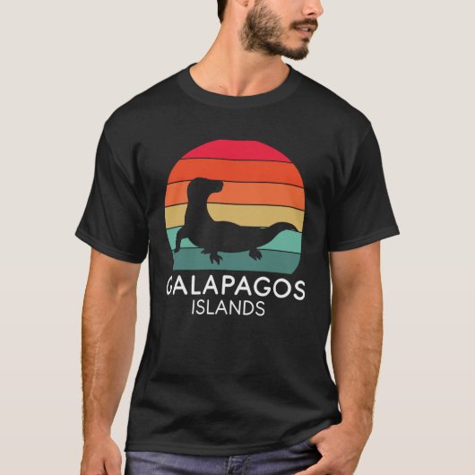 Galapagos Islands National Park Lizard Ecuador Oce T-shirt (Voorkant)