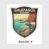 Galapagos Islands Reizen Kunst Vintage Sticker (Vel)