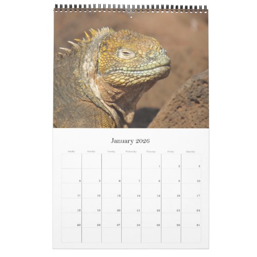 galapagos kalender (Jan 2026)