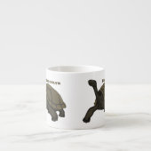 Galapagos land tortoise illustration espresso kop (Voorkant)