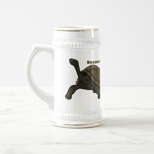 Galapagos landschildpad bierpul (Links)