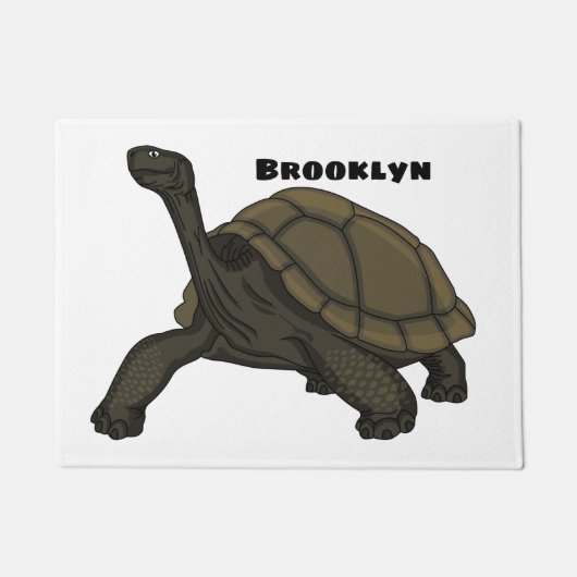 Galapagos landschildpad deurmat (Voorkant)