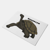 Galapagos landschildpad deurmat (Schuin)