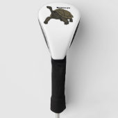 Galapagos landschildpad golfheadcover (Voorkant)