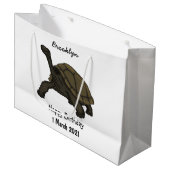Galapagos landschildpad groot cadeauzakje (Voorkant Gekanteld)